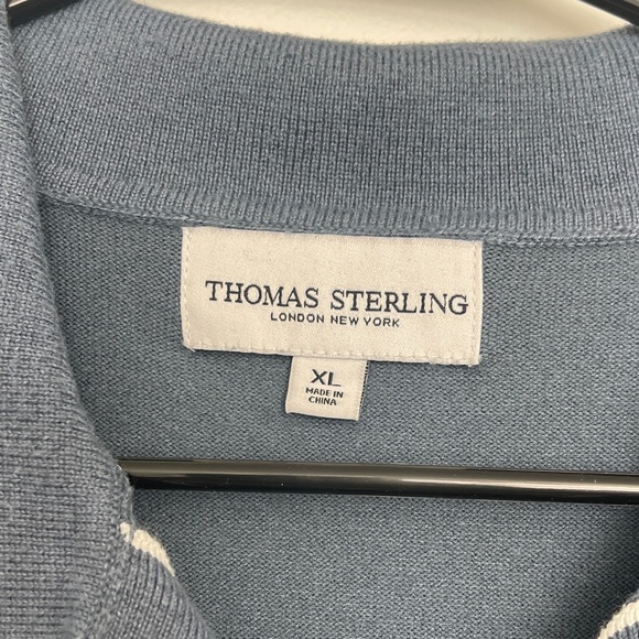 Blue Polo with White Accents - Picture 2 of 7